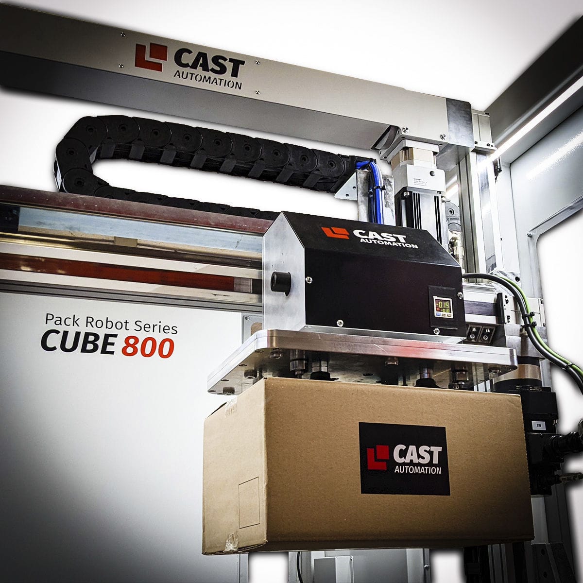 積み付けタイプパレタイズ / デパレタイズ装置 - CUBE 800 - CAST AUTOMATION SL - 缶用 / ボトル用 ...