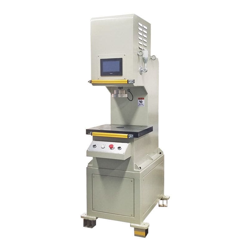油圧サーボプレス機 - Dongguan Hongjin Test Instrument Co.,Ltd. - 圧縮 / C形フレ−ム / 自動