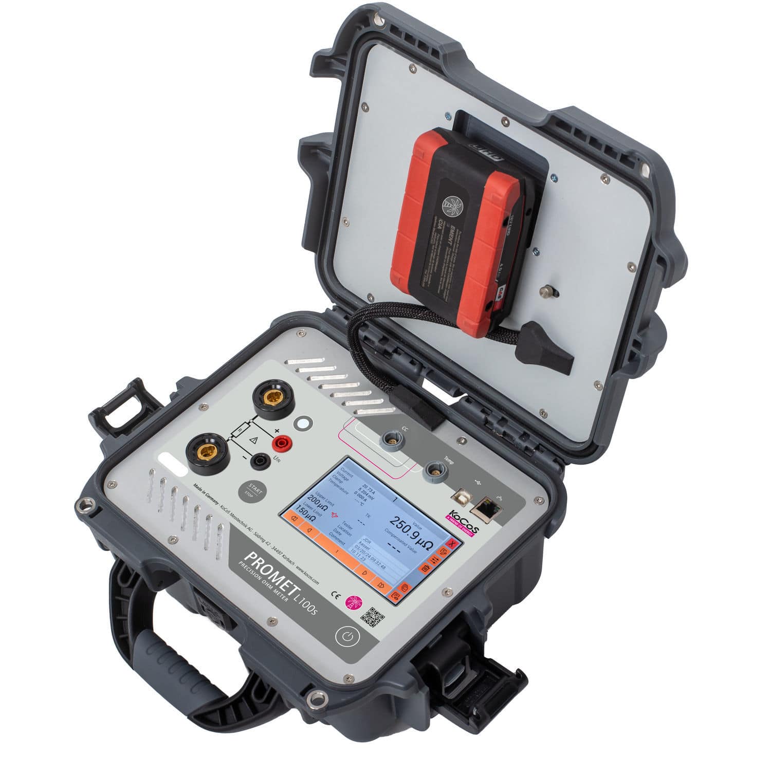 デジタル抵抗計 - PROMET L100s - KoCoS Messtechnik AG - 携帯型 / ベンチトップ / 4芯