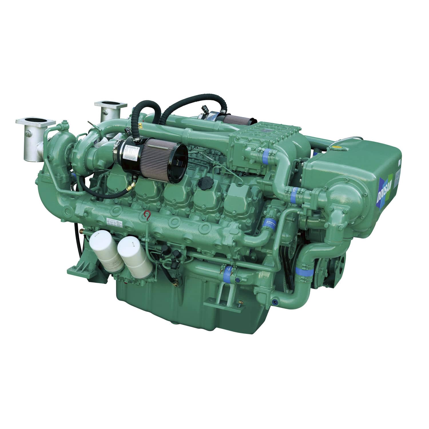 ディーゼルエンジン - V180TI - HD HYUNDAI INFRACORE - 10気筒 / ターボ過給機付き / マリン用