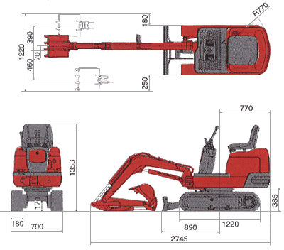 小型油圧ショベル - 7J - IHI Construction Machinery limited 