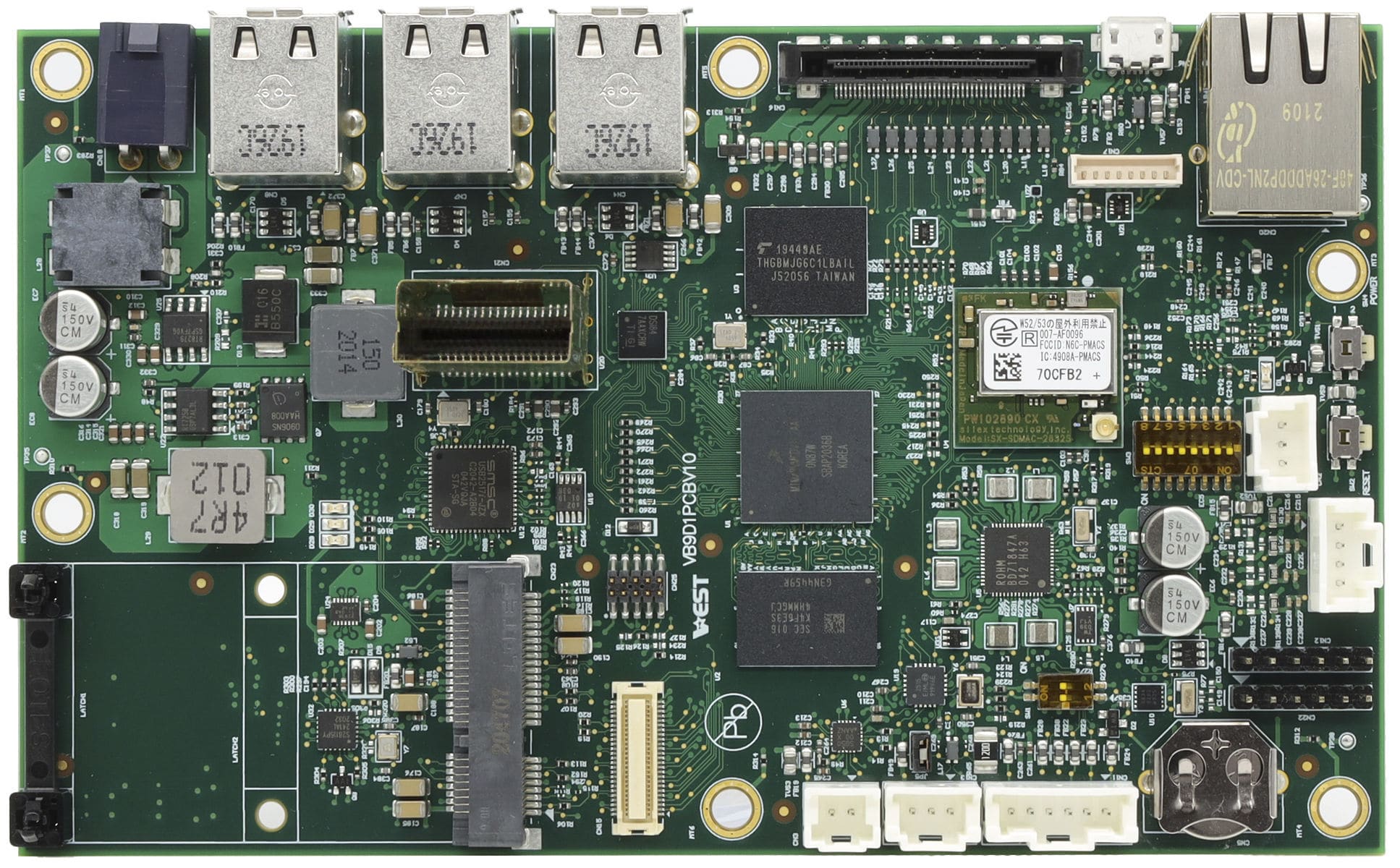 ARM CortexM4現像用キット VEST8MM07DEV VEST Arm® Cortex®A53 クアッドコア