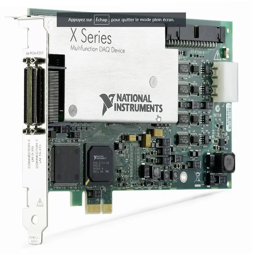 デジタル入出カード - PCIe-6353 - NATIONAL INSTRUMENTS/ナショナル
