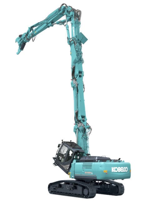 sk400dlcコベルコ Kobelco SK400DLC Large Demolition Excavator