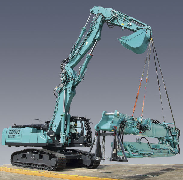 その他 KOBELCO Dynaspec SK400D LC Kobelco SK400DLC - demolition machine - YouTube