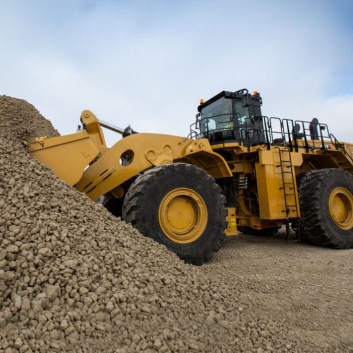 経典 ホイール式ローダー Mining Global Caterpillar - 992 - ミニカー