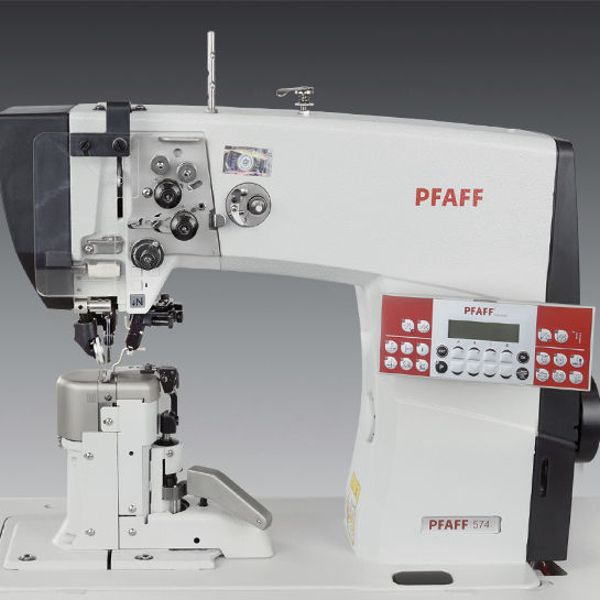 本縫いミシン - PFAFF 574 - PFAFF INDUSTRIESYSTEME UND MASCHINEN GMBH - 2本針 / 袋用 /  靴用