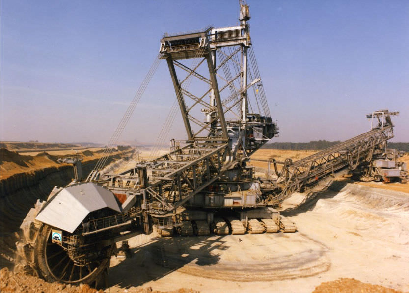 バケットホイール掘削機 - 21 780 - 14 520 m³/h | SRs 8000 - TAKRAF