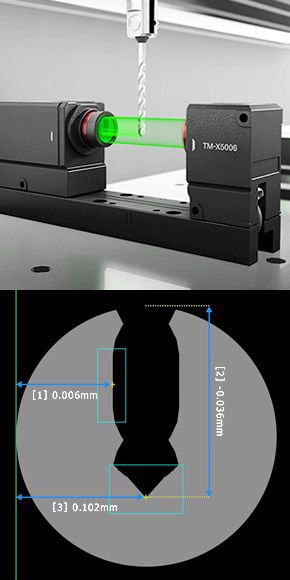 直径測定システム - TM-X5000 series - Keyence - 遠隔 / 光学 / 軸