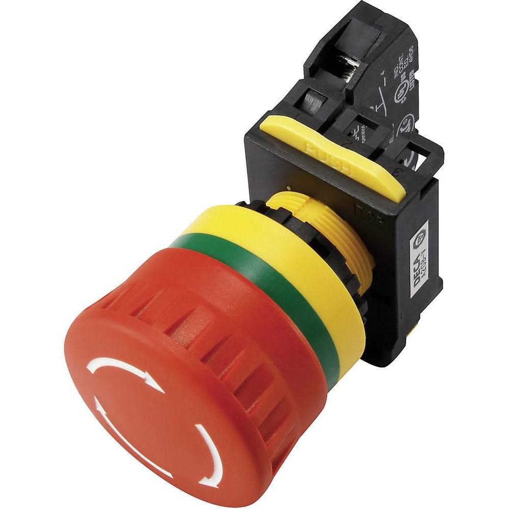 キノコ押しボタンスイッチ - DECA Emergency stop switches - SWITCHLAB INC. - 緊急停止用 ...