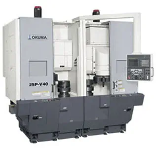 CNC旋盤 - 2SP-V40 - OKUMA - 縦型 / 4軸 / コラム型