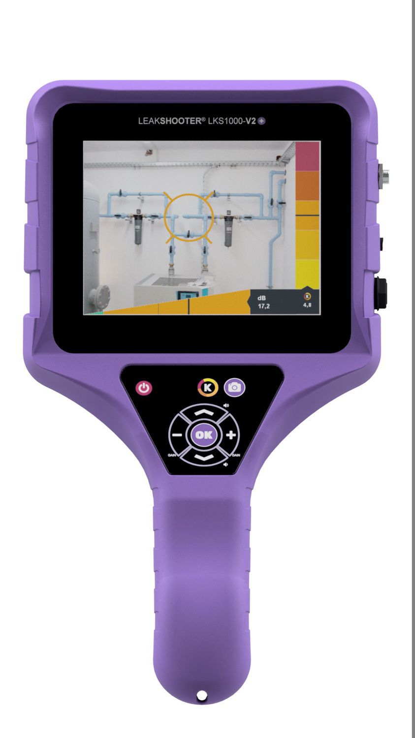 超音波式漏れ検知器 - LEAKSHOOTER LKS 1000-V.2 + - SYNERGYS