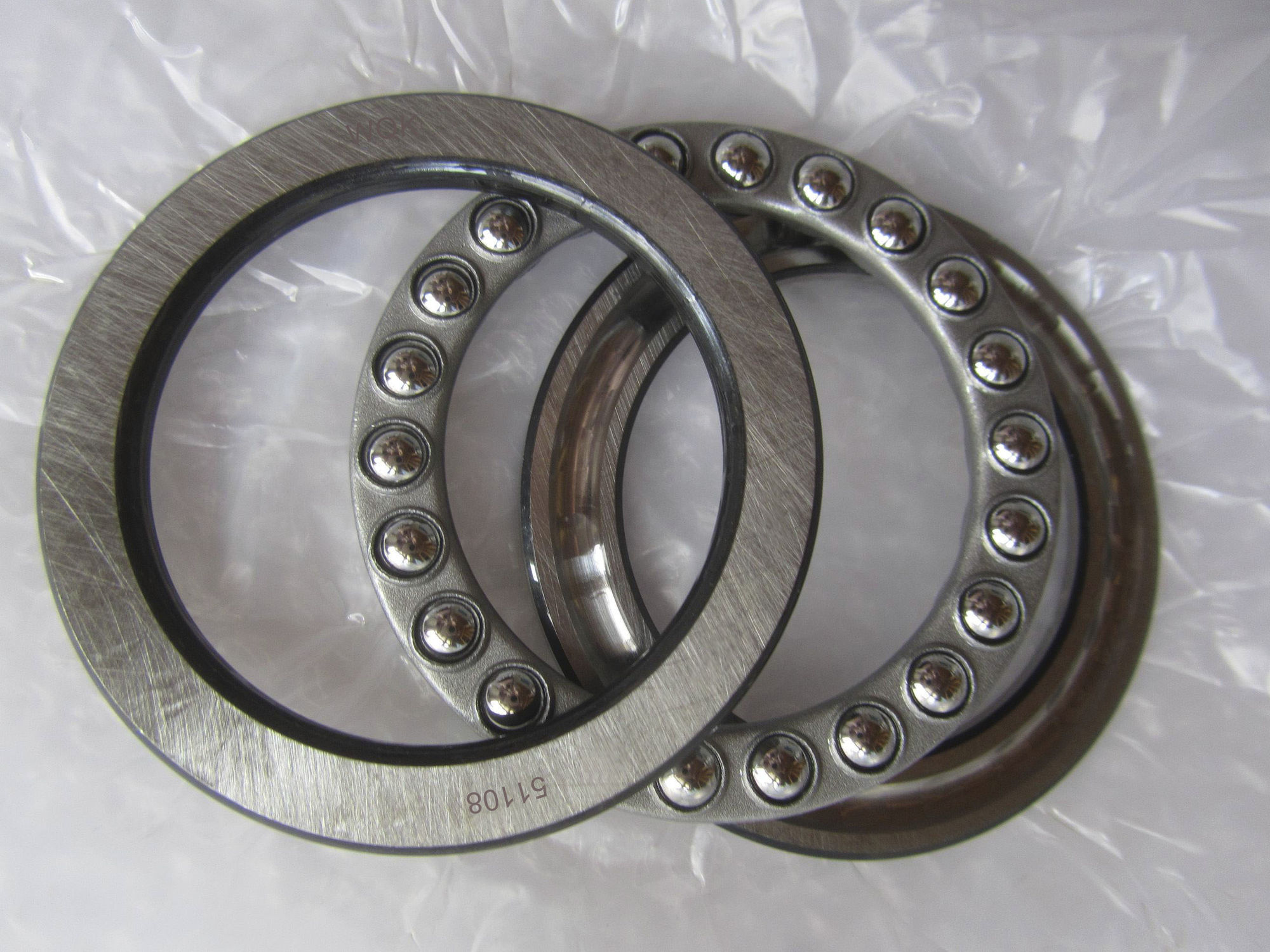 スラスト玉軸受 - 51108, 51208, 51308, 51408, 52108, 53108 series - WQK Bearing  Manufacture Co., Ltd