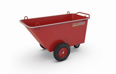 廃棄物用チルトトラック - max. 750 kg - Aliatool - 車輪付き