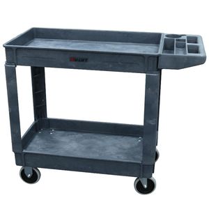 貯蔵用台車 / プラスチック製 / 2レベル / 多目的