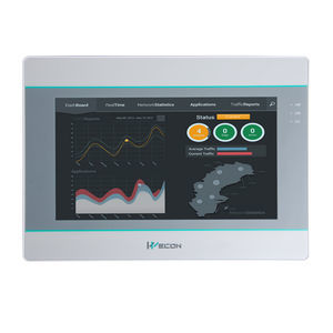 タッチスクリ，ン付きhmi