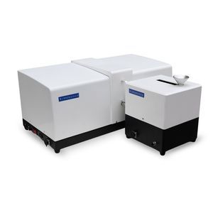 レーザー回折による粒度分析器