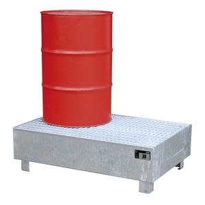 ドラム缶用液体垂れ落ち防止パレット