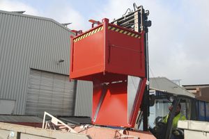 スチール製廃棄物コンテナ
