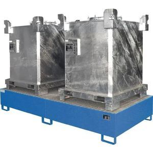 スチール製液体垂れ落ち防止パレット 1