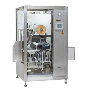 製薬産業用ラベル自動貼付機