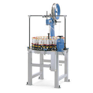 グラスファイバー製保護管用編み機
