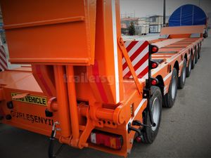 平床セミ トレーラー