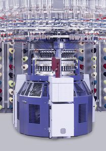 シングルジャージー編み機