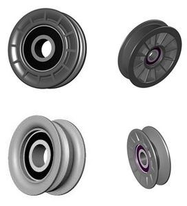 テーパーブッシング付き滑車