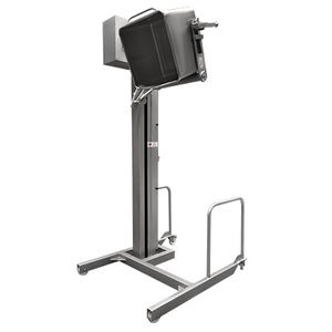電動式ゴミ容器反転機