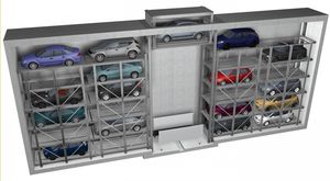 スライド式駐車場用プラットフォーム