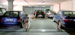 スライド式駐車場用プラットフォーム