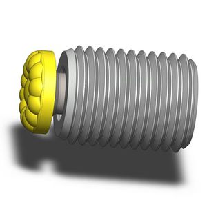 ステンレススチール製ヘッドなしスクリュー