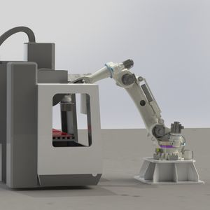 工具機械用ロボットセル
