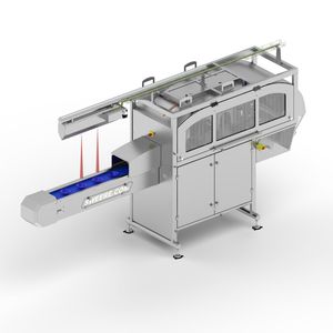カリフラワー茎切断機