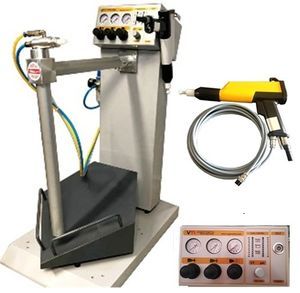 アルミ押出材用粉体塗装機