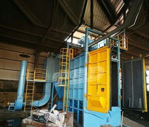 フック型ショットブラスト機