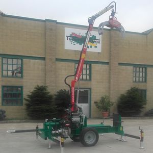横型薪割り機