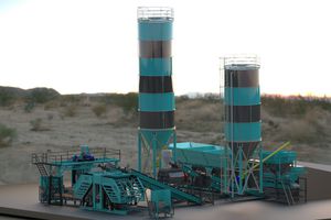 コンクリート製ブロックと敷石製造機