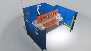 溶接用ロボットセル