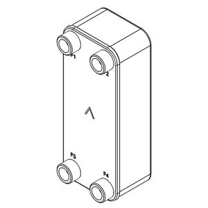 ブレージングプレート式熱交換器
