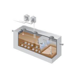 生物学廃水処理ステーション