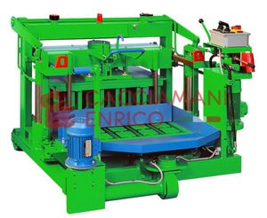 コンクリート製ブロックと敷石製造機