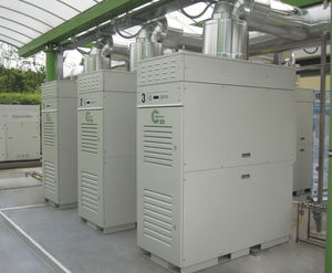 ガスエンジン熱電併給ユニット