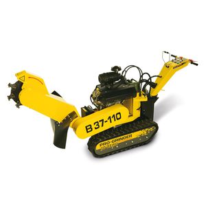 キャタピラー式切り株堀機