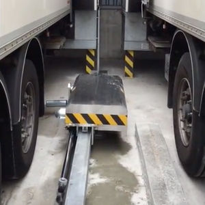 油圧トラック車輪止め 1