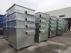 スチール製廃棄物コンテナ