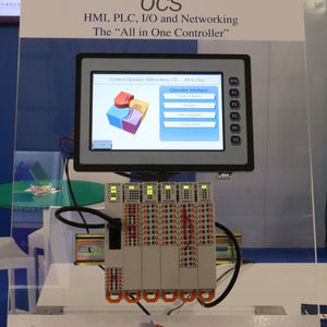 ビルトインリモート入出力付きPLC