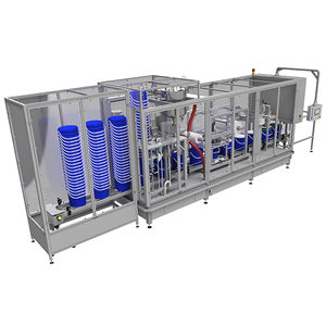 バケ用ラベル自動貼付機