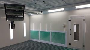 密閉型塗装ブース